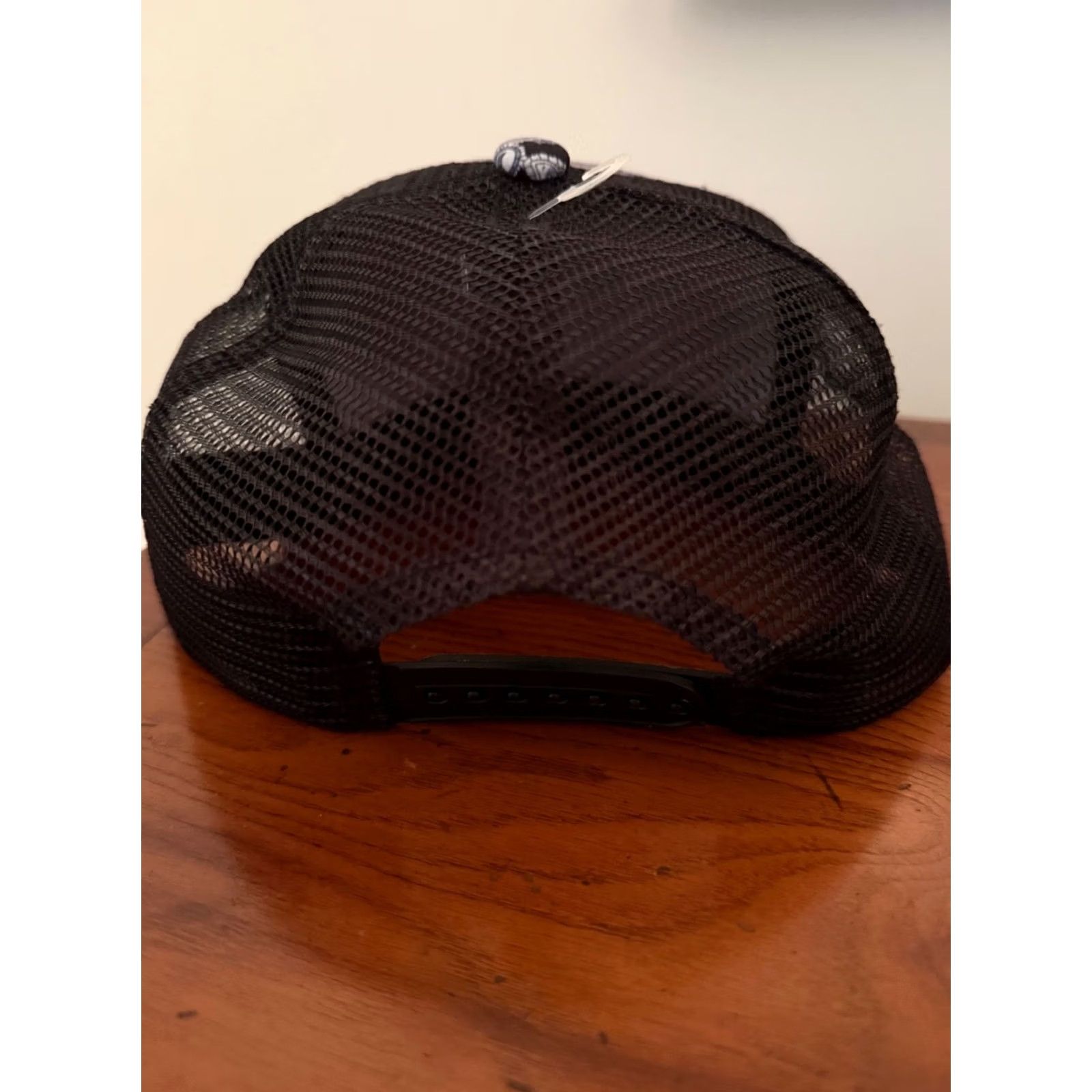 Vintage Rowdy Hand Co. Men’s Black Trucker Baseball Cap Hat Patch Adjustable Snapback Hat Cap Mens Adjustable Black Patch Baseball Cap Size ONE SIZE - 3 Thumbnail