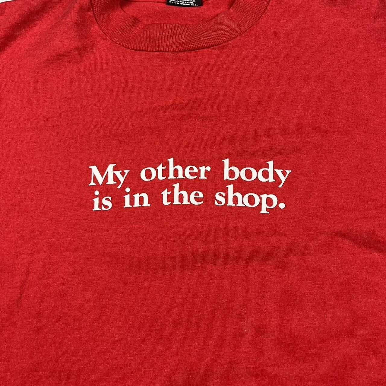 Other Vintage funny graphic shirt Size US XL / EU 56 / 4 - 2 Thumbnail