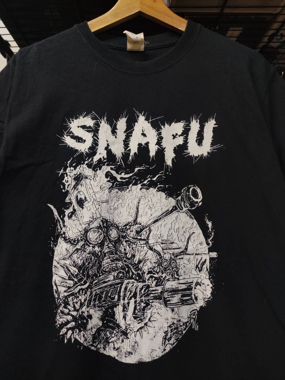Band Tees S.N.A.F.U. Band Hardcore Thrash Punk from Detroit Michigan Size US M / EU 48-50 / 2 - 1 Thumbnail
