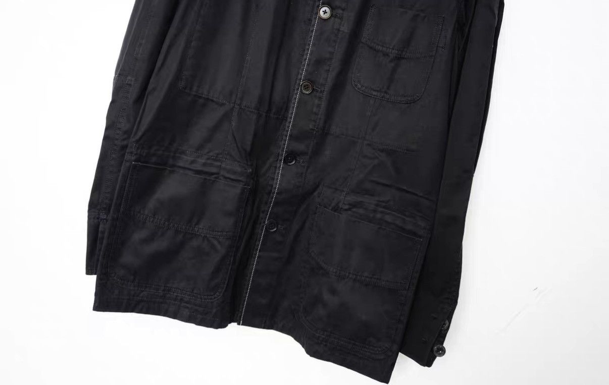 Yohji Yamamoto Yohji Yamamoto Oversized Contrast Stitch Workwear Blazer Size US M / EU 48-50 / 2 - 6 Thumbnail