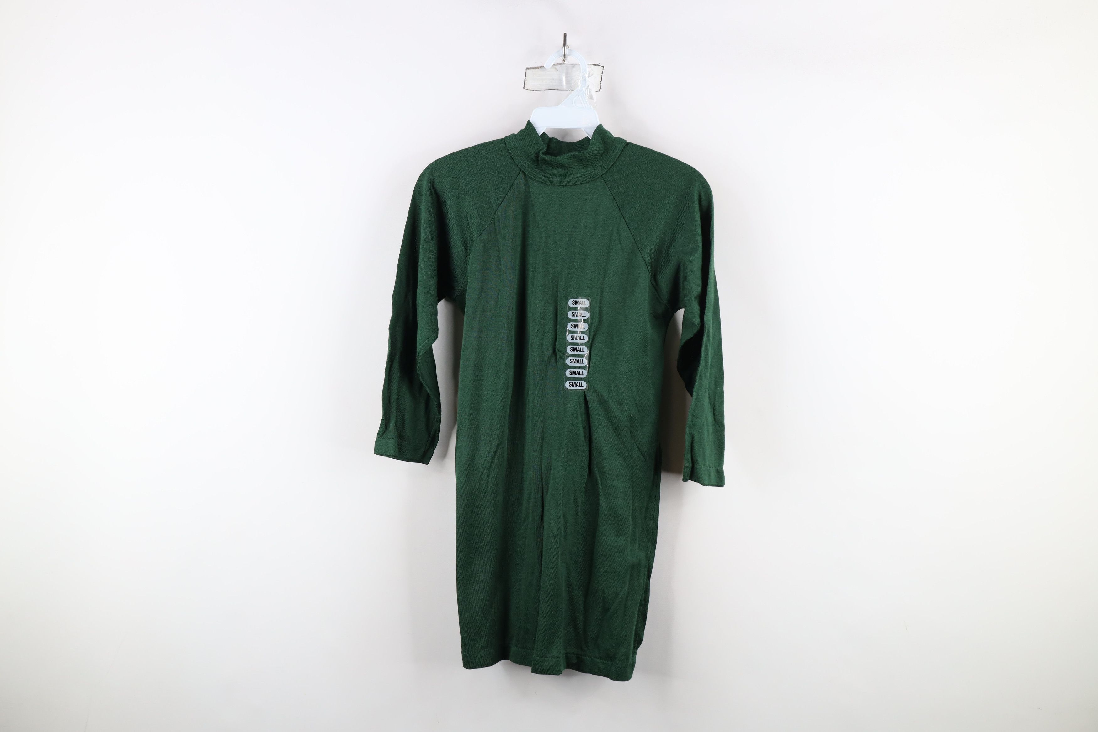 NOS Vintage 50s 60s Football Jersey T-Shirt Dark Green USA