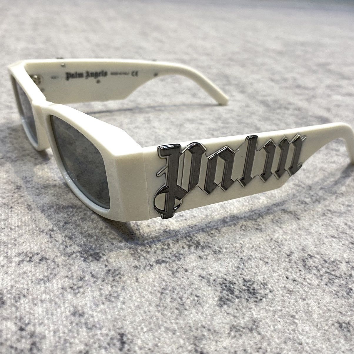 Palm Angels PALM ANGELS PERI007S22PLA0010172 Sunglasses WHITE Size ONE SIZE - 2 Thumbnail