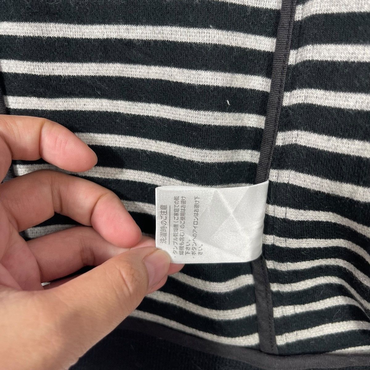 Lacoste Lacoste Men’s Black Knit Blazer Jacket Cardigan Striped Size 52R - 6 Thumbnail