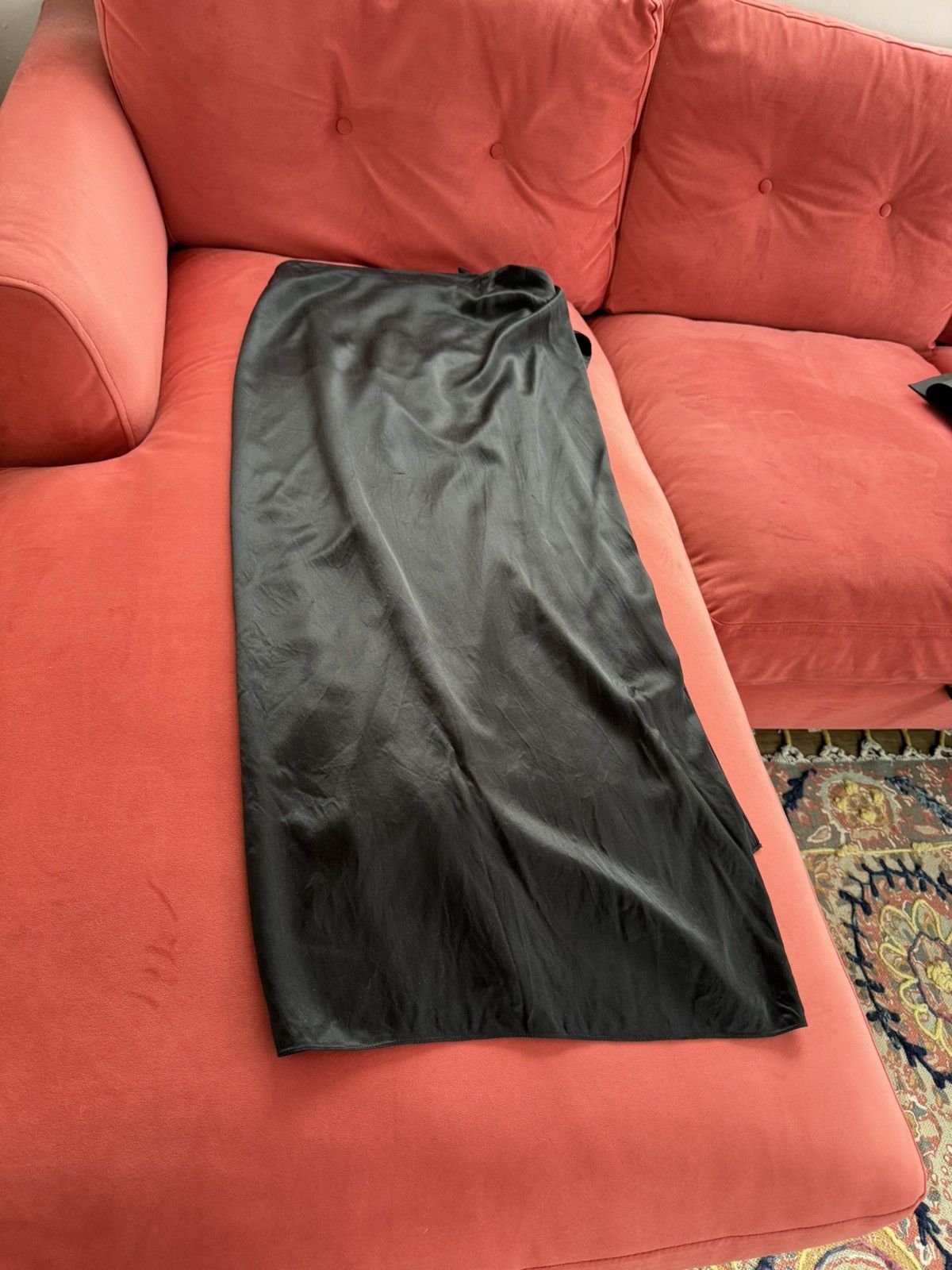 Balenciaga Balenciaga silk black wrap skirt, size 42 It, M int Size 28" / US 6 / IT 42 - 12 Thumbnail