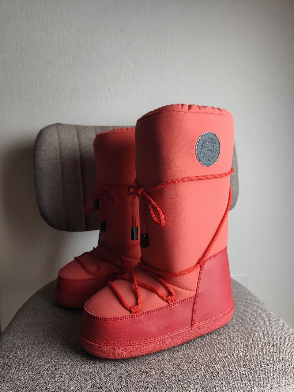Dior Y2K Dior by John Galliano Blanc Cheval Collection Snow Boots Size US 7 / IT 37 - 3 Thumbnail