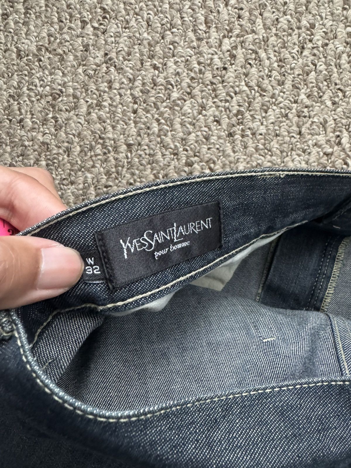 Yves Saint Laurent Yves Saint Laurent raw denim Size US 32 / EU 48 - 5 Thumbnail