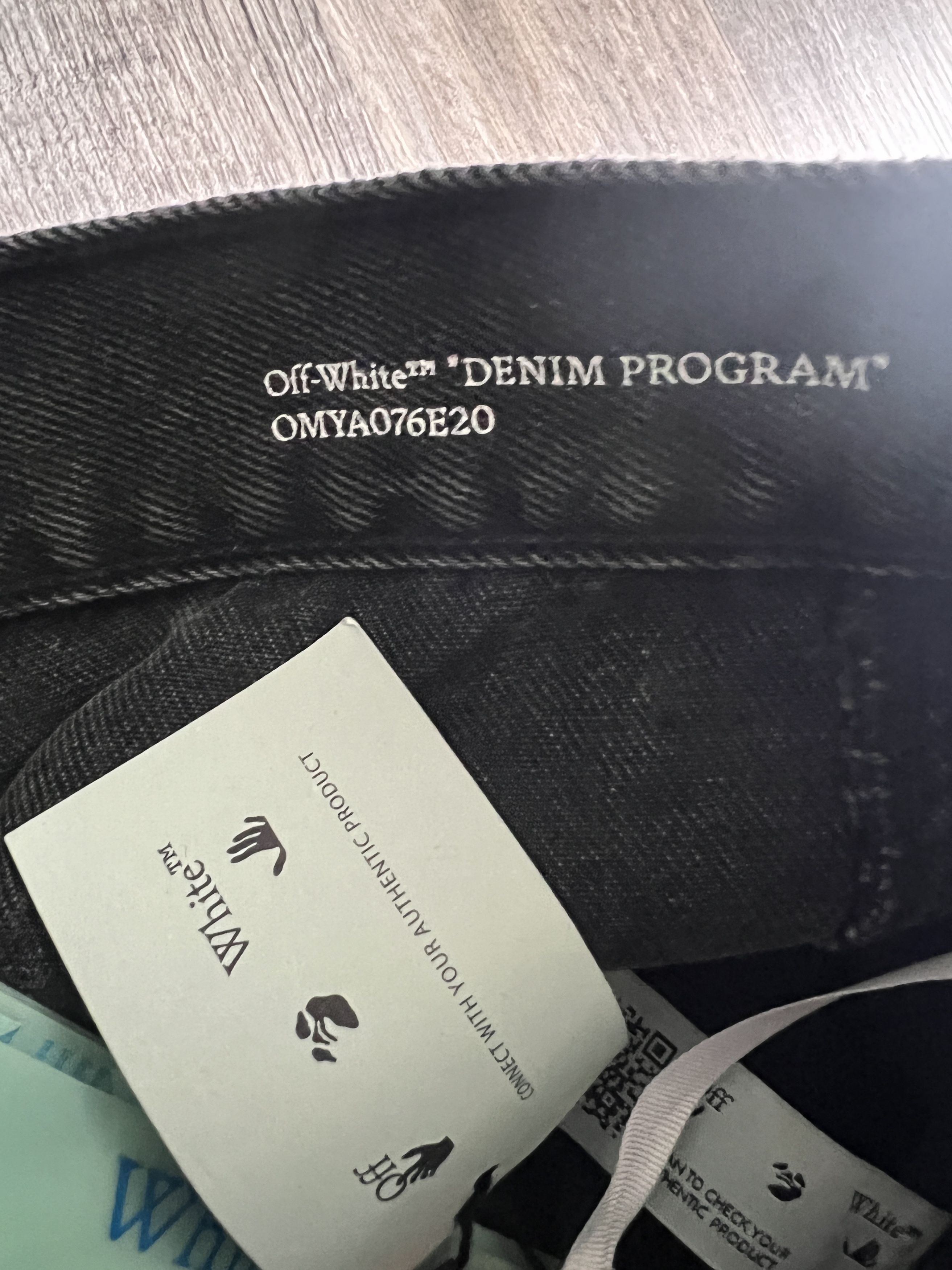 Off-White Off White Logo Print Slim Fit Jeans Size US 34 / EU 50 - 7 Thumbnail