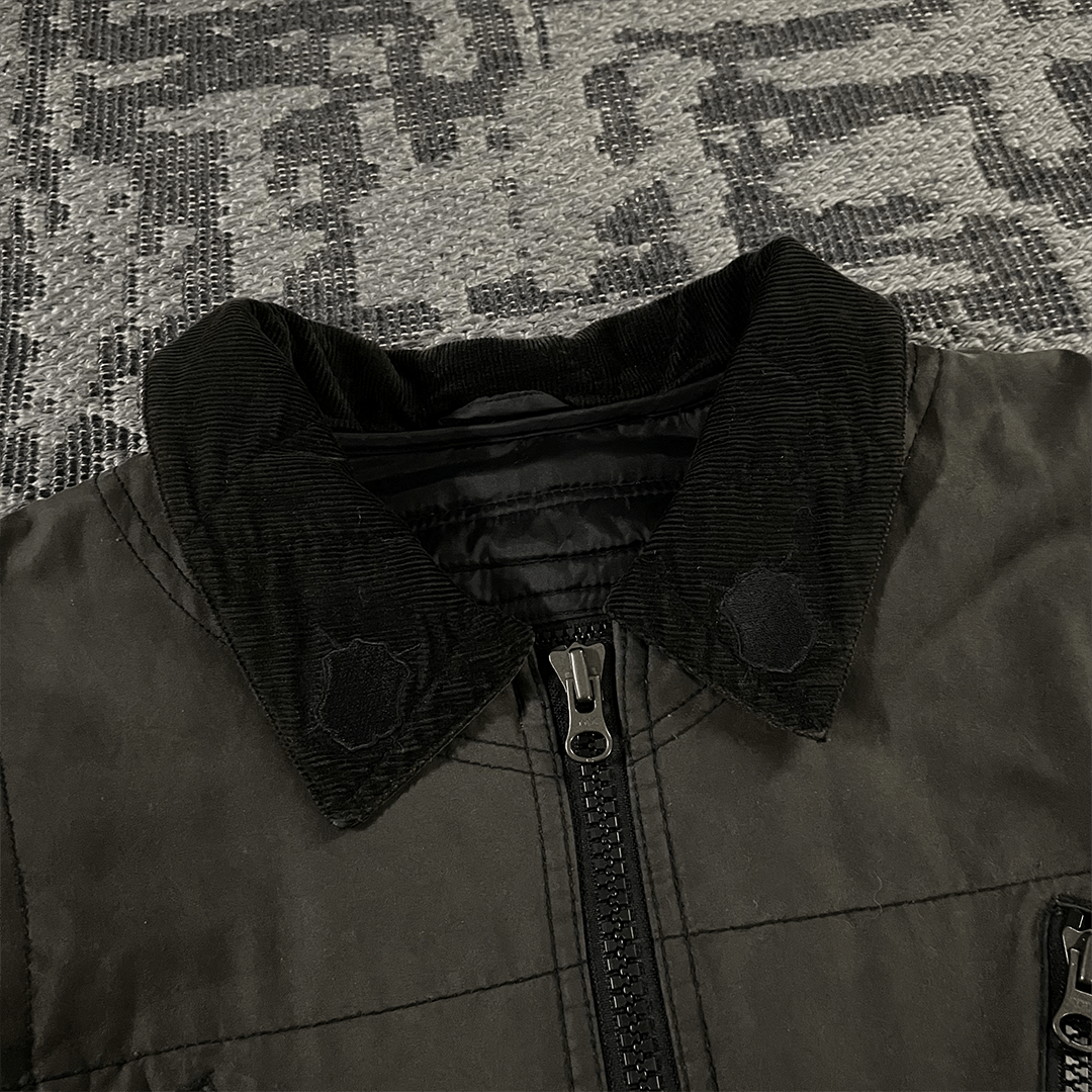 BAL Japanese Bal 2003 "Contrastrick" Multi-zip Jacket Size US S / EU 44-46 / 1 - 3 Thumbnail