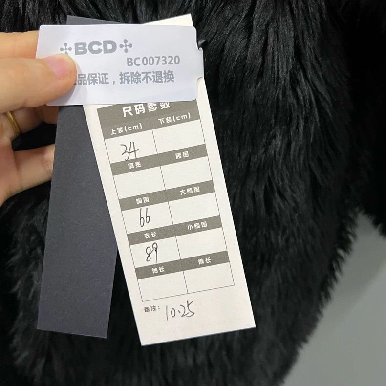 Balenciaga Balenciaga size 34 Fur cotton overcoat Size XS / US 0-2 / IT 36-38 - 5 Thumbnail