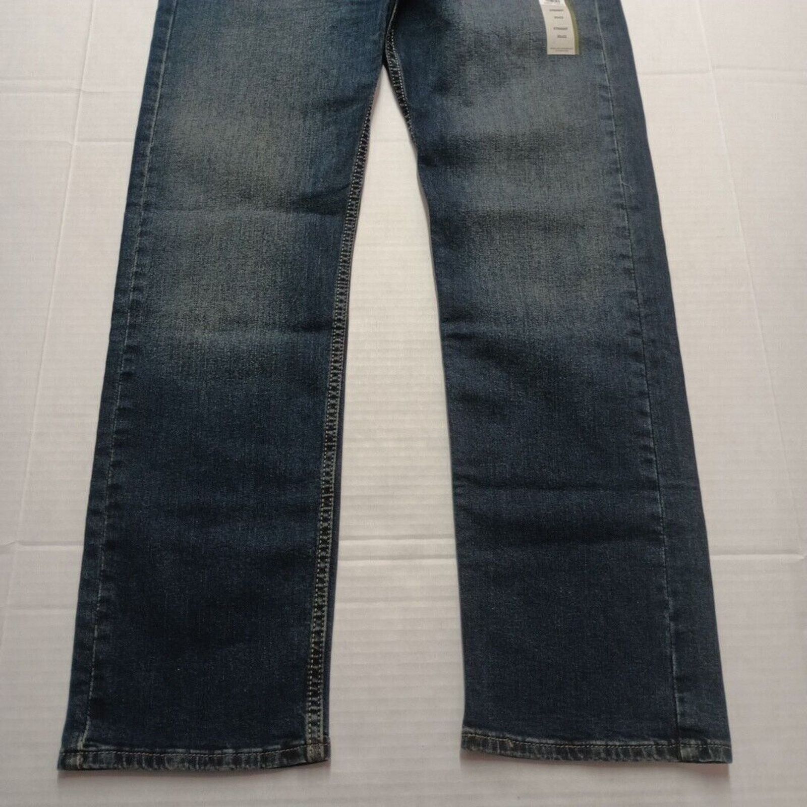 Levi's Signature By Levi Straight Jeans Men's 30x32 Blue Super Flex Size US 30 / EU 46 - 2 Thumbnail