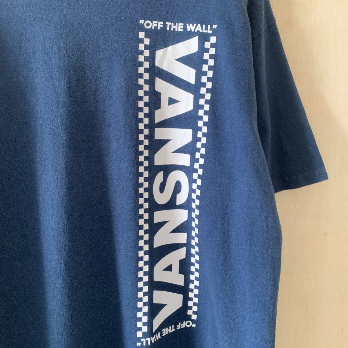 Vans Vans Big Logo Checker Board Frame Tee Size US XL / EU 56 / 4 - 3 Thumbnail