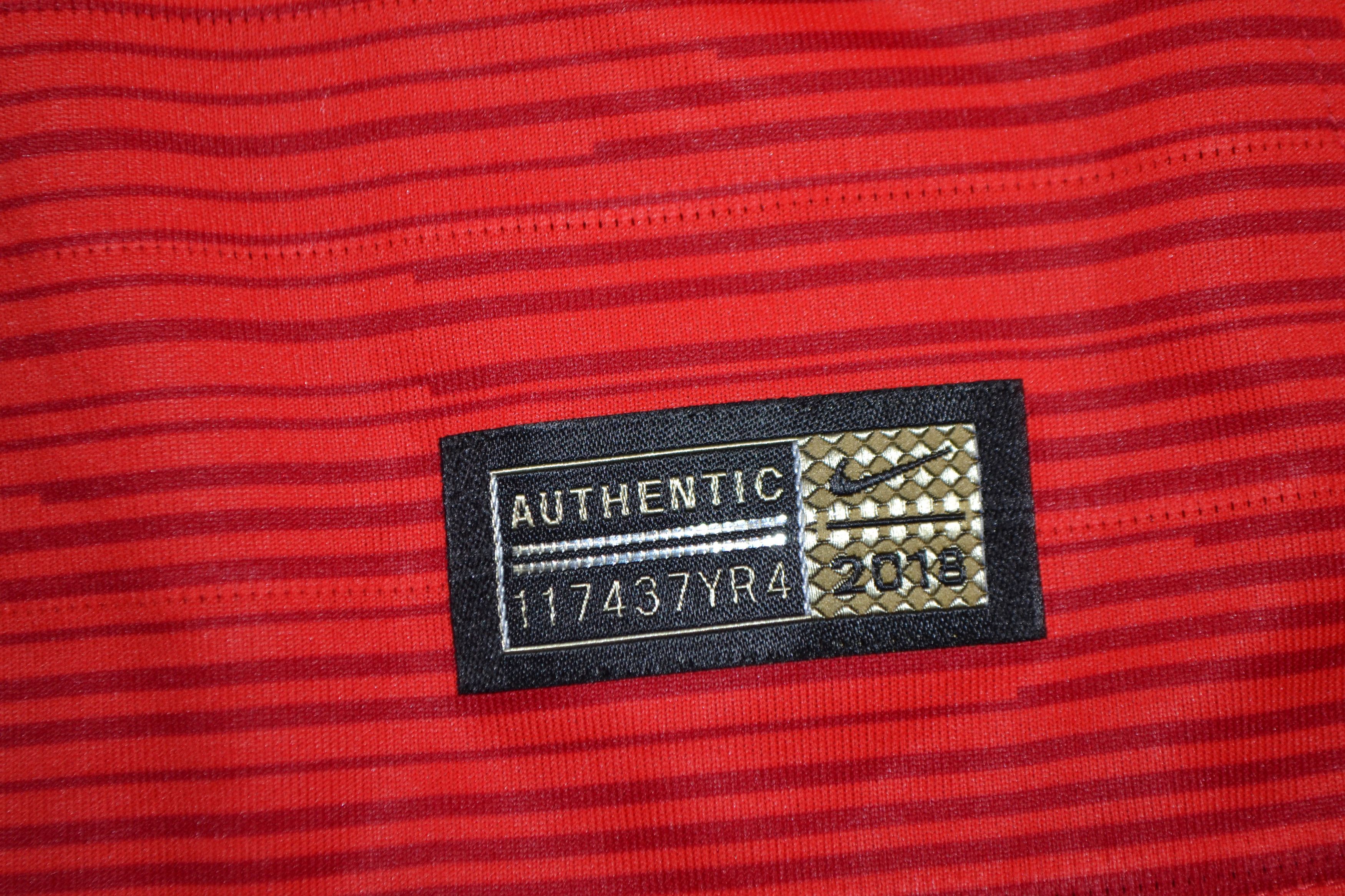 Nike England 2018 Match Worn AUTHENTIC Football Shirt Jersey Size US L / EU 52-54 / 3 - 6 Thumbnail