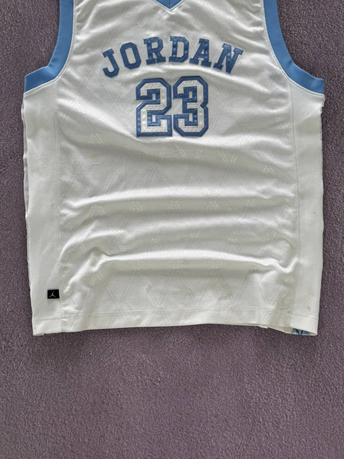Other Vintage Michael Jordan #23 Big Logo NBA Jersey Size US L / EU 52-54 / 3 - 4 Thumbnail