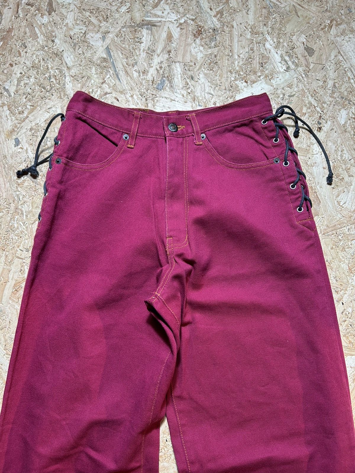 Harley Davidson Vintage Harley Davidson Wide Pants Size US 26 / EU 42 - 2 Thumbnail