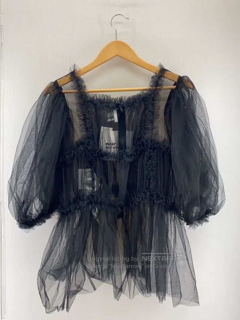 Comme des Garcons Comme des Garcons Black vintage lace top Size S / US 4 / IT 40 - 2 Thumbnail