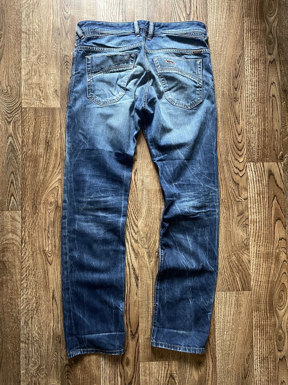 Diesel Diesel Iakop Garment Regular Slim Tapered Wash Jeans Pants Size US 32 / EU 48 - 7 Thumbnail