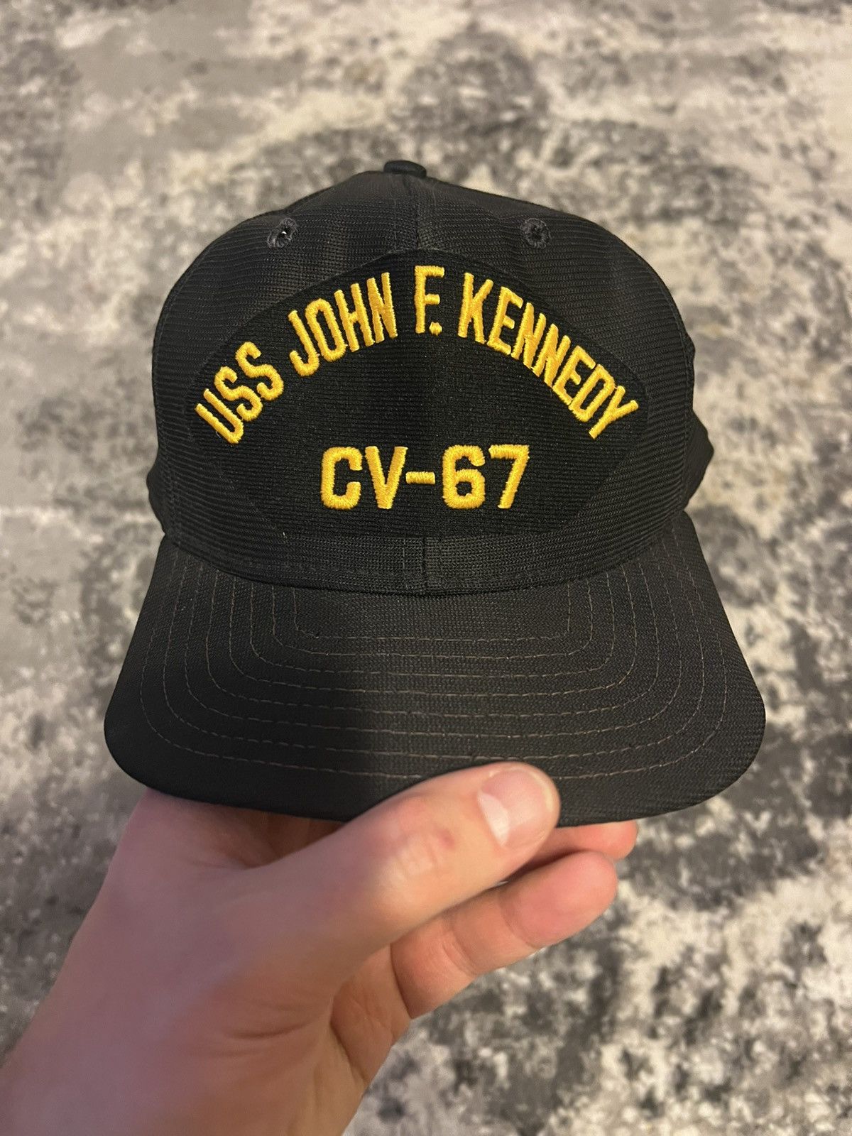 Vintage USS John F. Kennedy CV-67 vintage New Era made in US hat M/L Size ONE SIZE - 1 Thumbnail