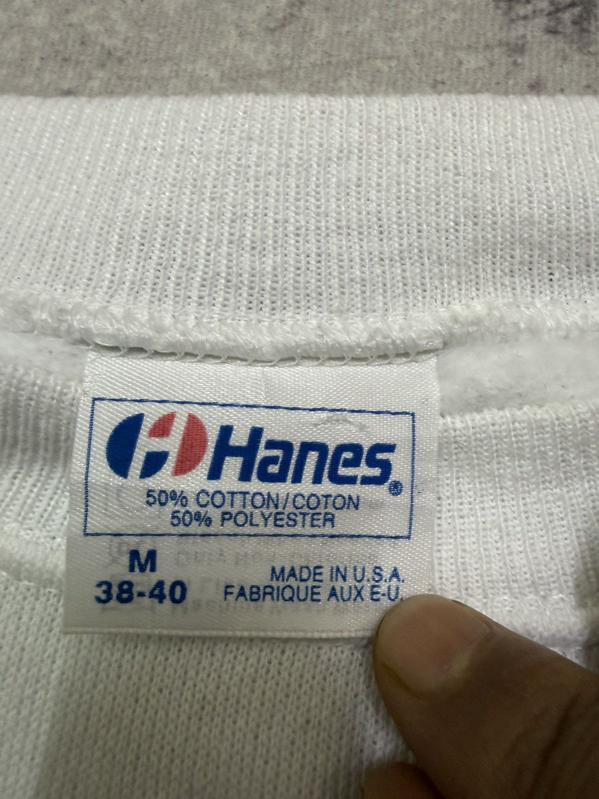 Vintage Vintage 90s Snowstormin NewZealendSkifields Hanes Sweatshirt Size US S / EU 44-46 / 1 - 8 Thumbnail