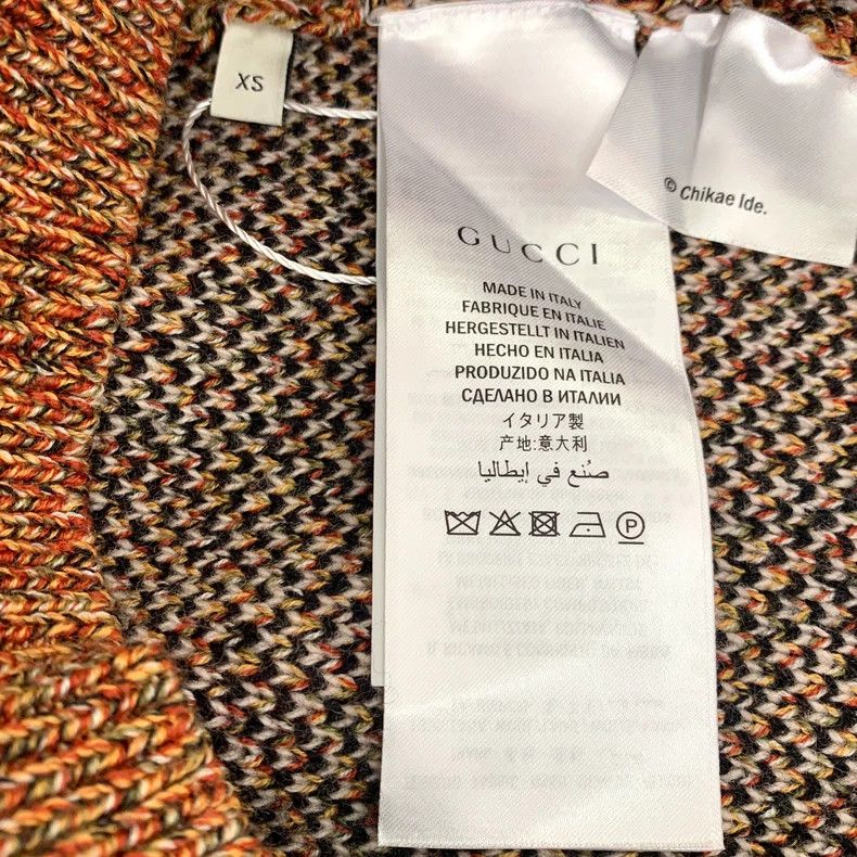 Gucci Gucci Dark brown flower fairy wool round-neck sweater 2502- Size US XS / EU 42 / 0 - 7 Thumbnail