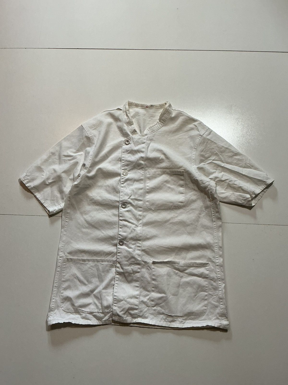Vintage Vintage 40s 50s Doctor Medical Boston Hospital Uniform Shirt Size US S / EU 44-46 / 1 - 1 Thumbnail