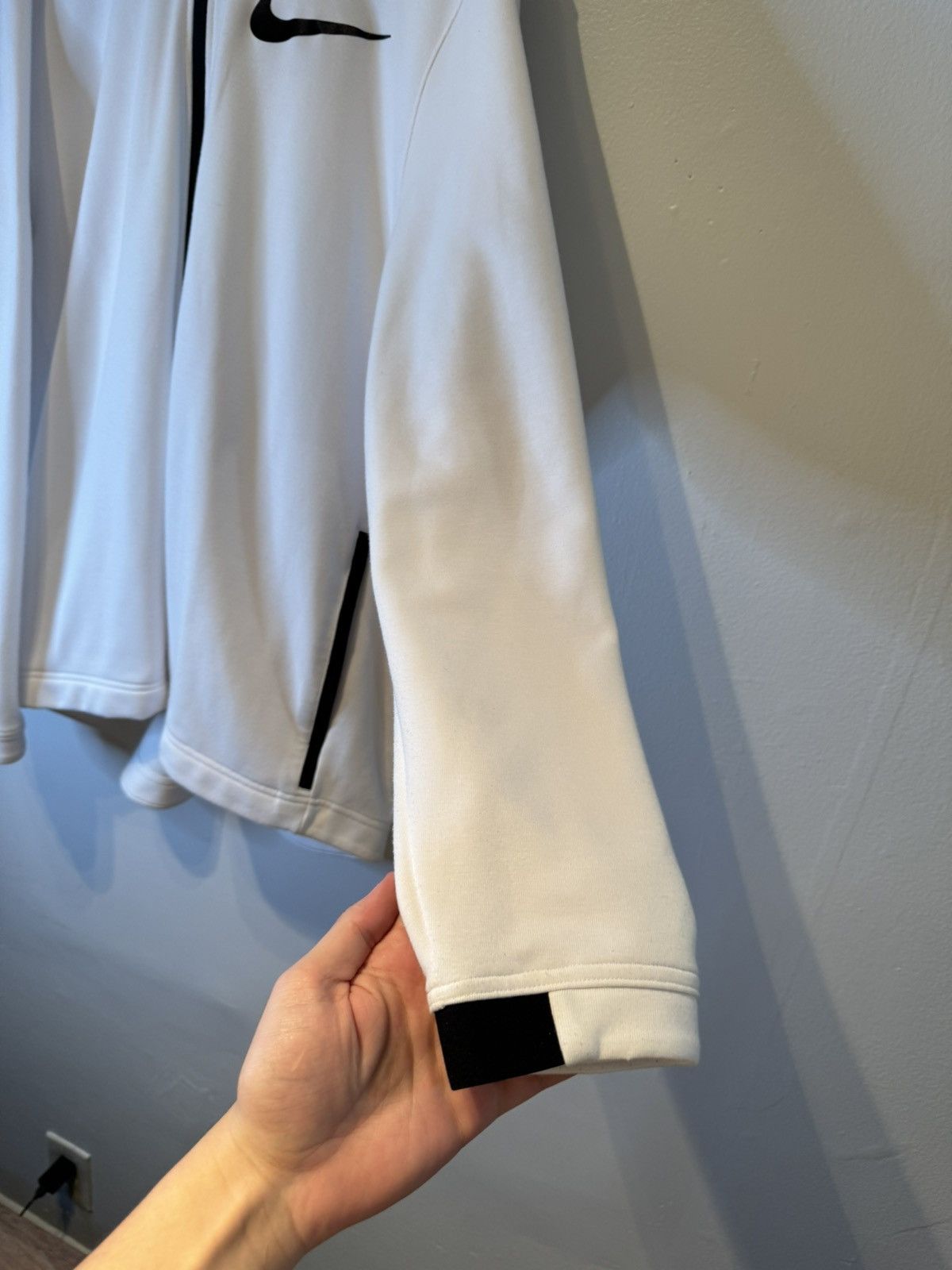 Nike Nike Dri-fit Showtime Full-zip Hoodie Men Size XXL White Size US XXL / EU 58 / 5 - 3 Thumbnail