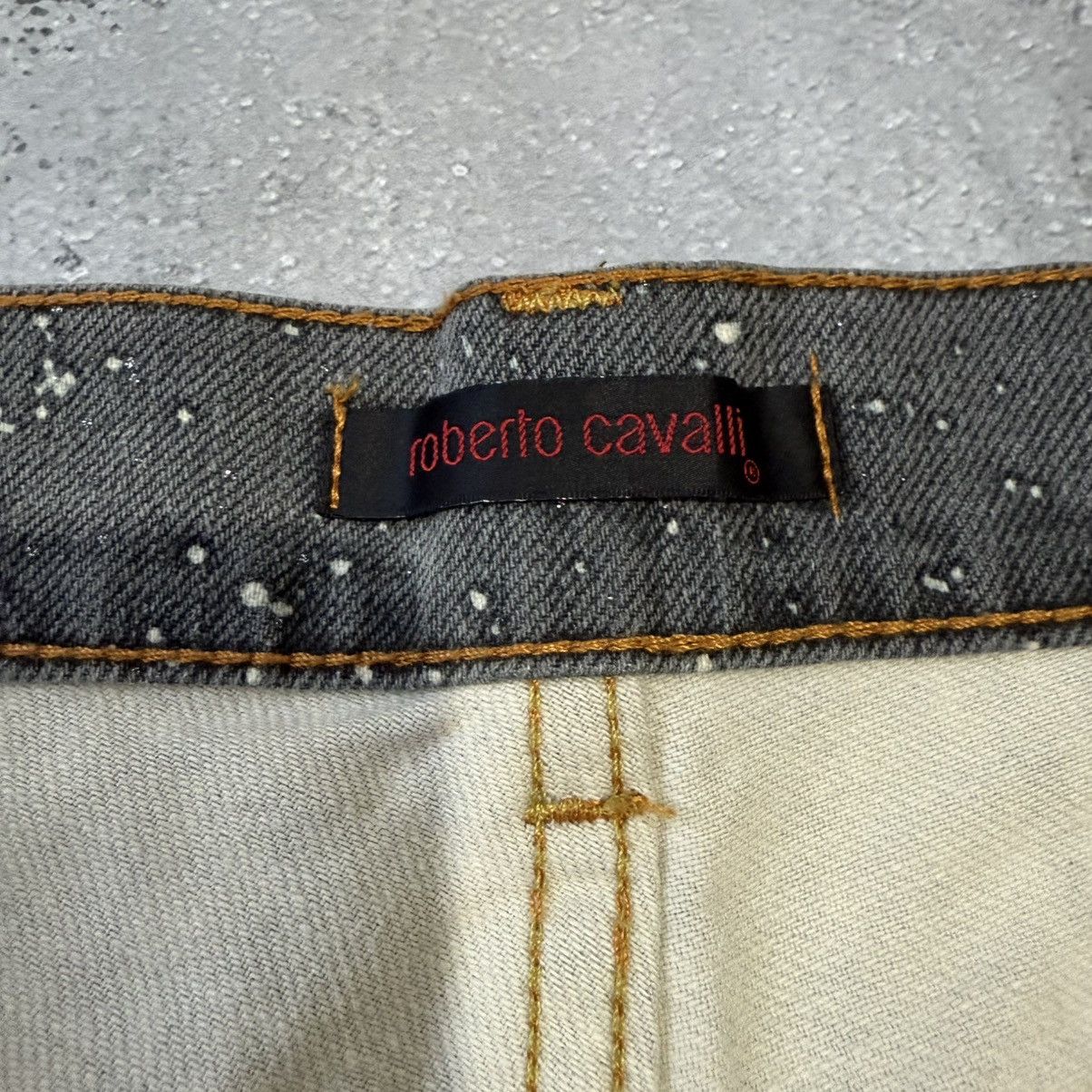 Roberto Cavalli Roberto Cavalli 2000s Pants Galaxy White Jeans Size 34" / US 12 / IT 48 - 6 Thumbnail