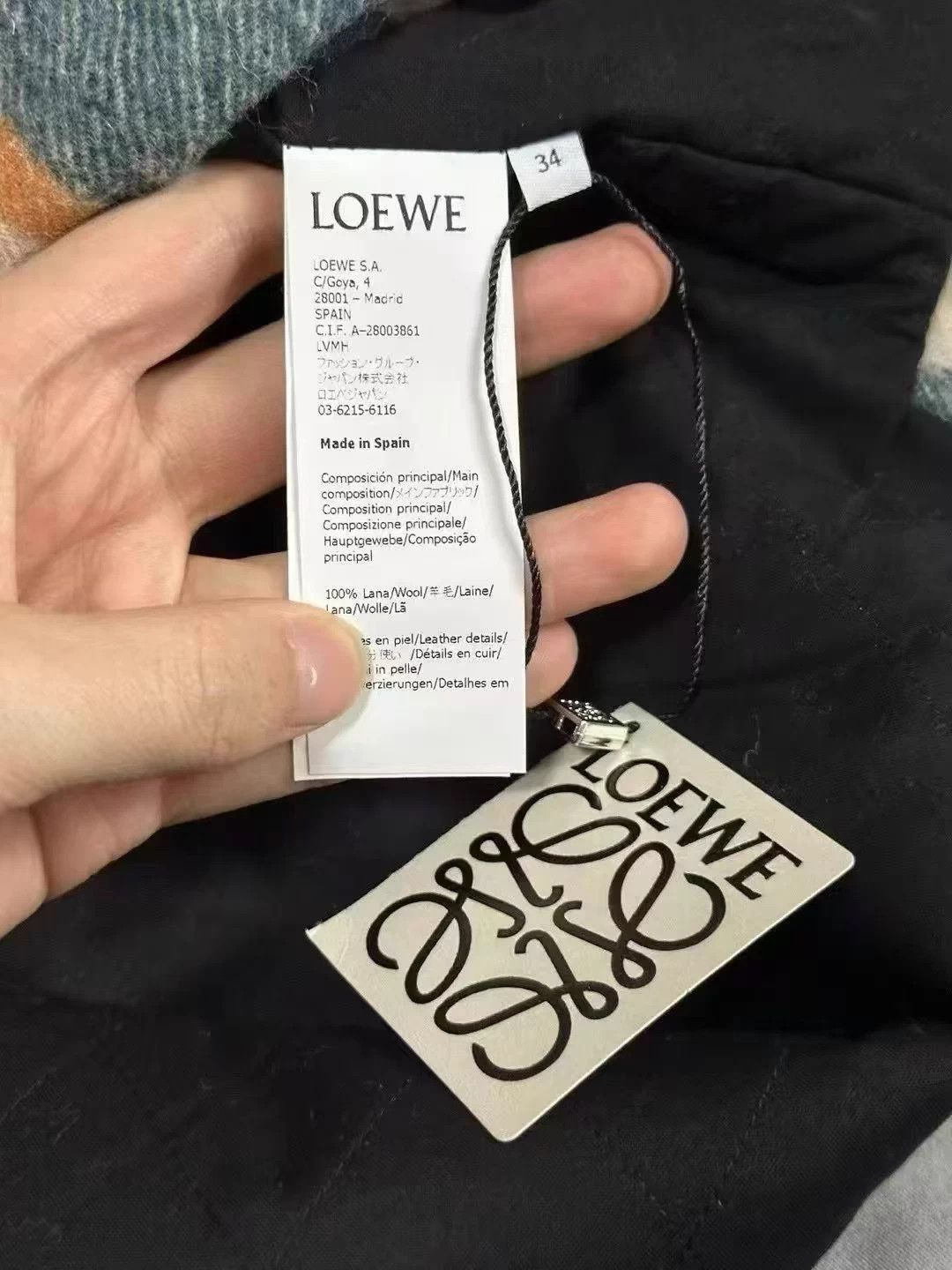 Loewe Loewe Leather Wool Coat Size M / US 6-8 / IT 42-44 - 5 Thumbnail