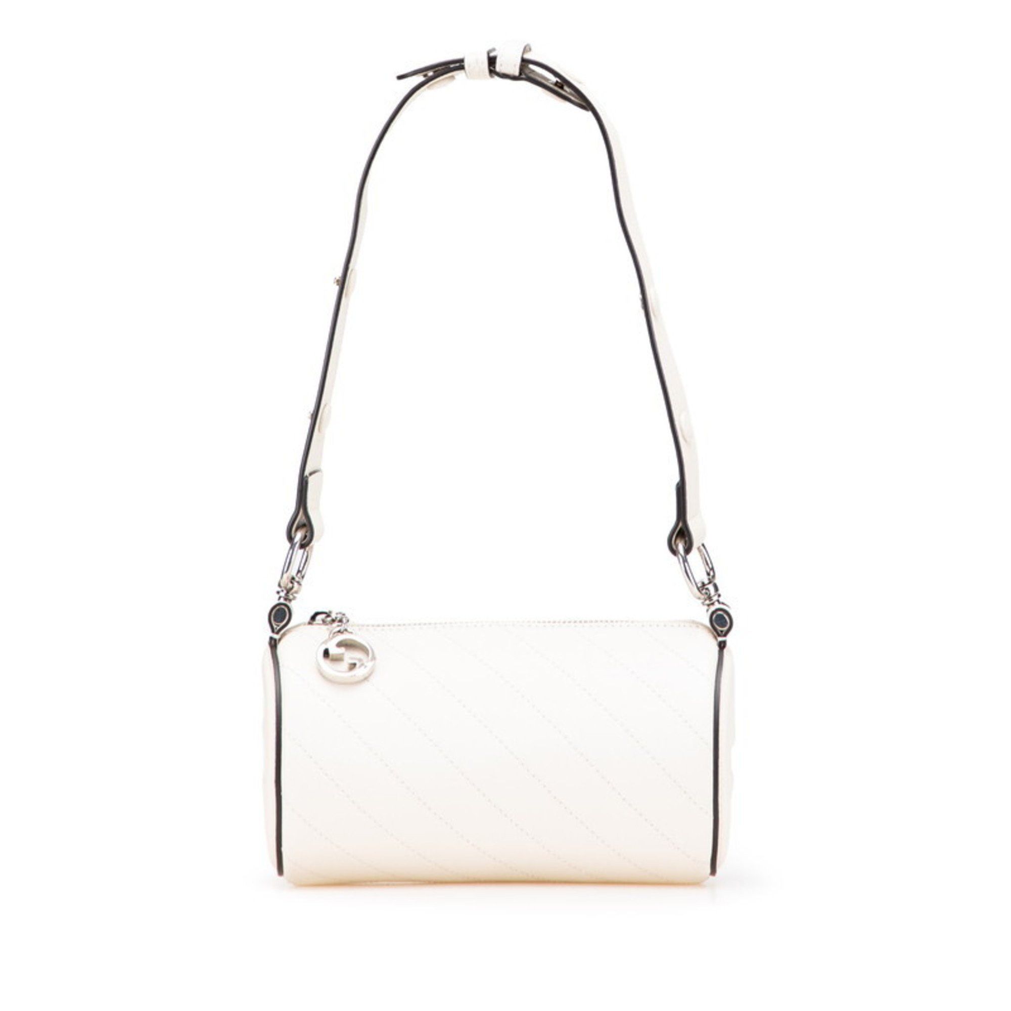 Gucci Gucci Blondie Mini Shoulder Bag/Handbag 760170 White Leather Women's GUCCI Size ONE SIZE - 1 Thumbnail