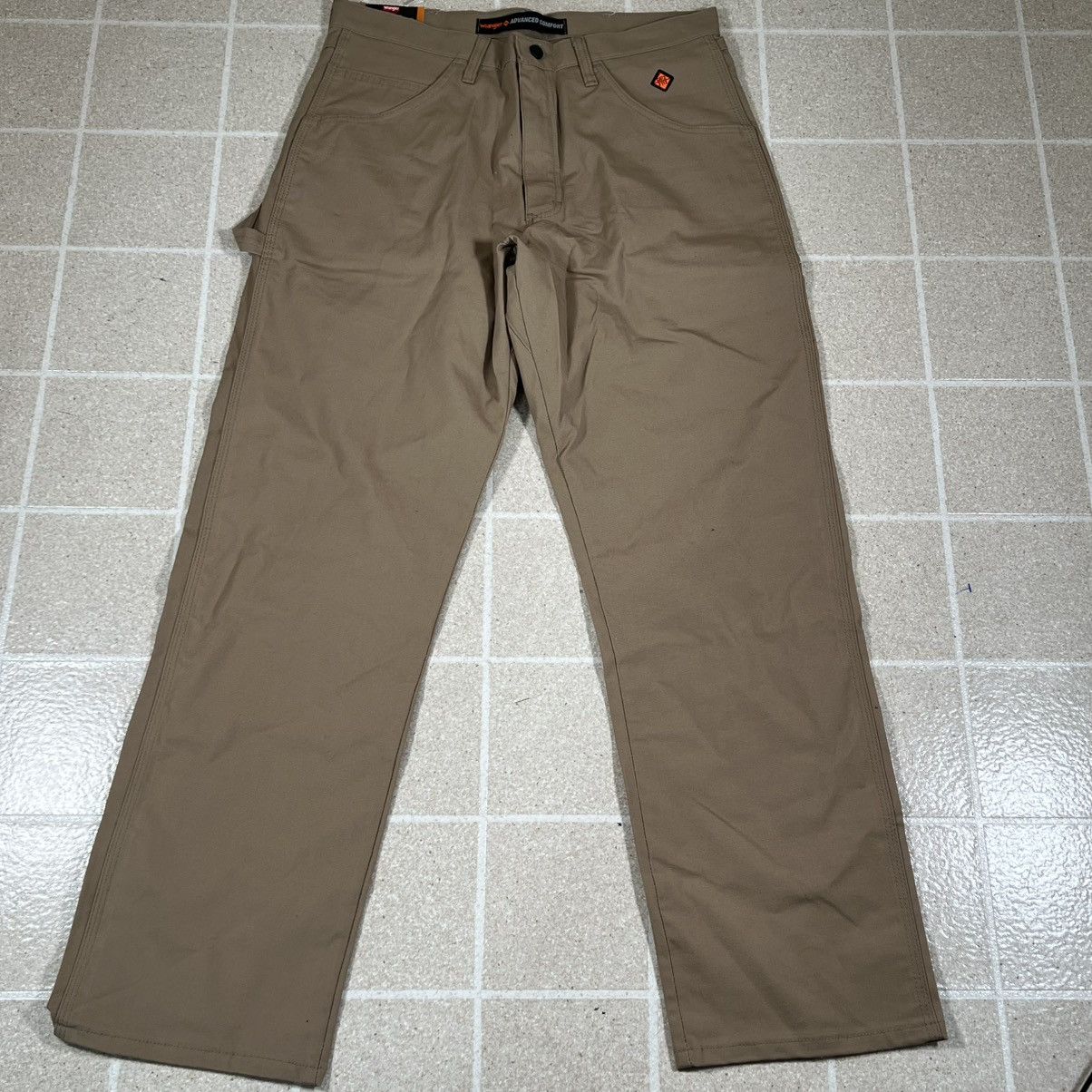 Wrangler Wrangler FR Men's Flame Resistant Regular Khaki Jeans 34x32 Size US 34 / EU 50 - 3 Thumbnail