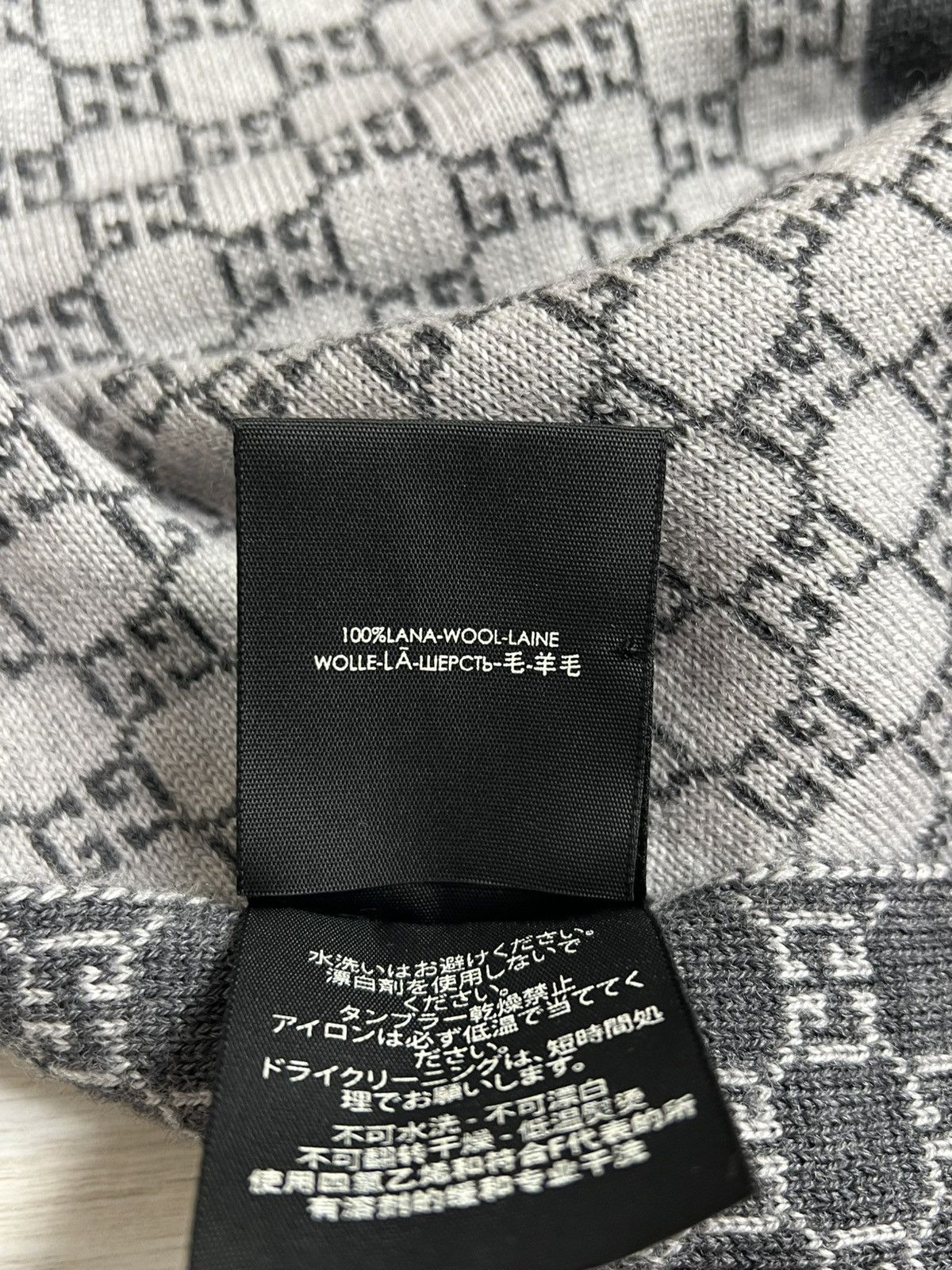 Gucci Gucci GG Jacquard Wool Scarf Size ONE SIZE - 7 Thumbnail
