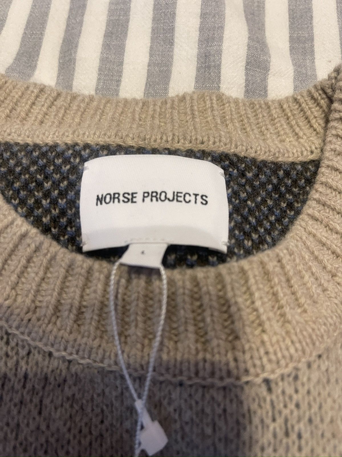 Norse Projects NORSE PROJECTS RUNE LANDSCAPE SWEATER Size US L / EU 52-54 / 3 - 3 Thumbnail