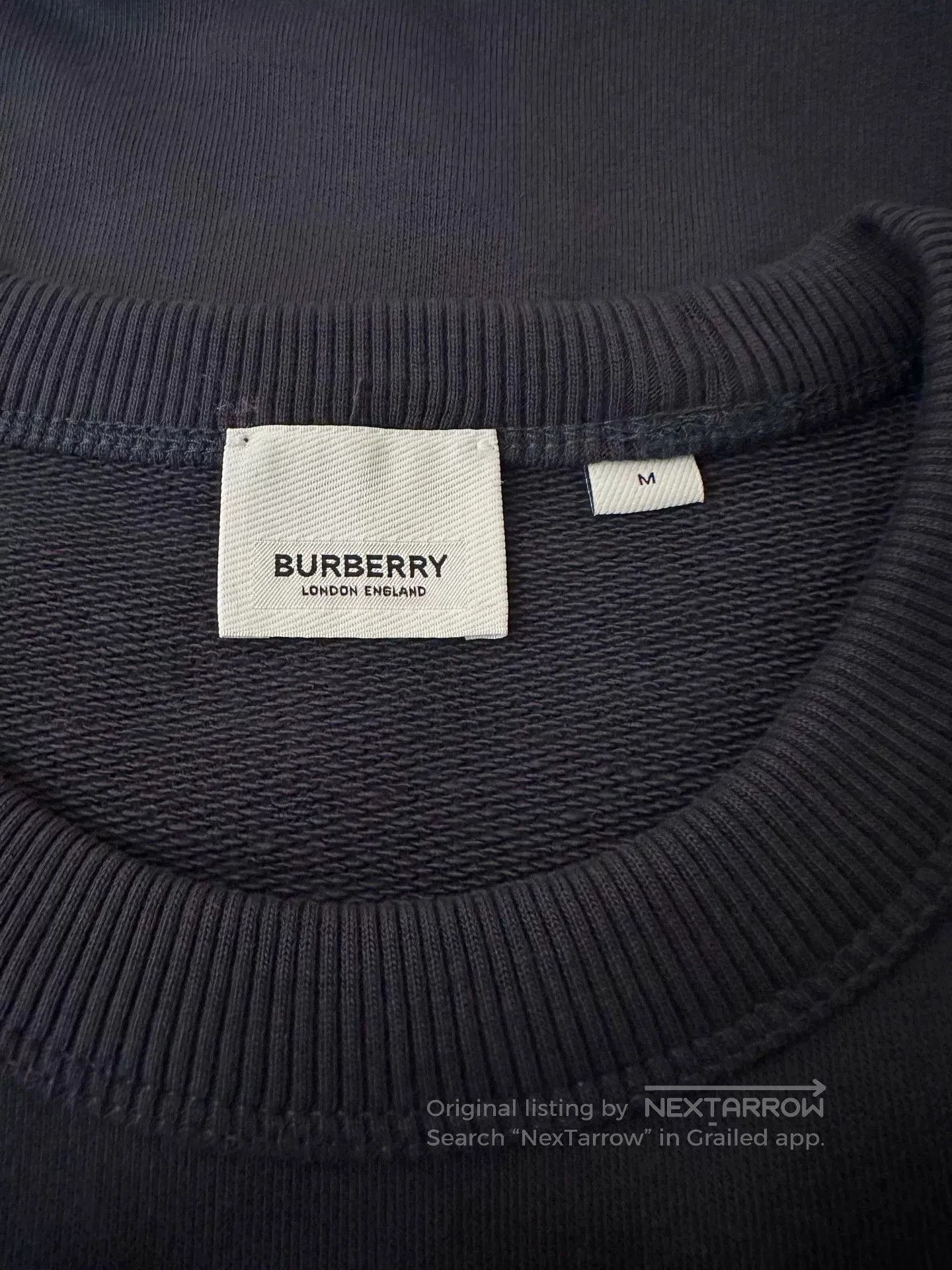 Burberry Burberry Navy Blue Sweatshirt. Size US XL / EU 56 / 4 - 5 Thumbnail
