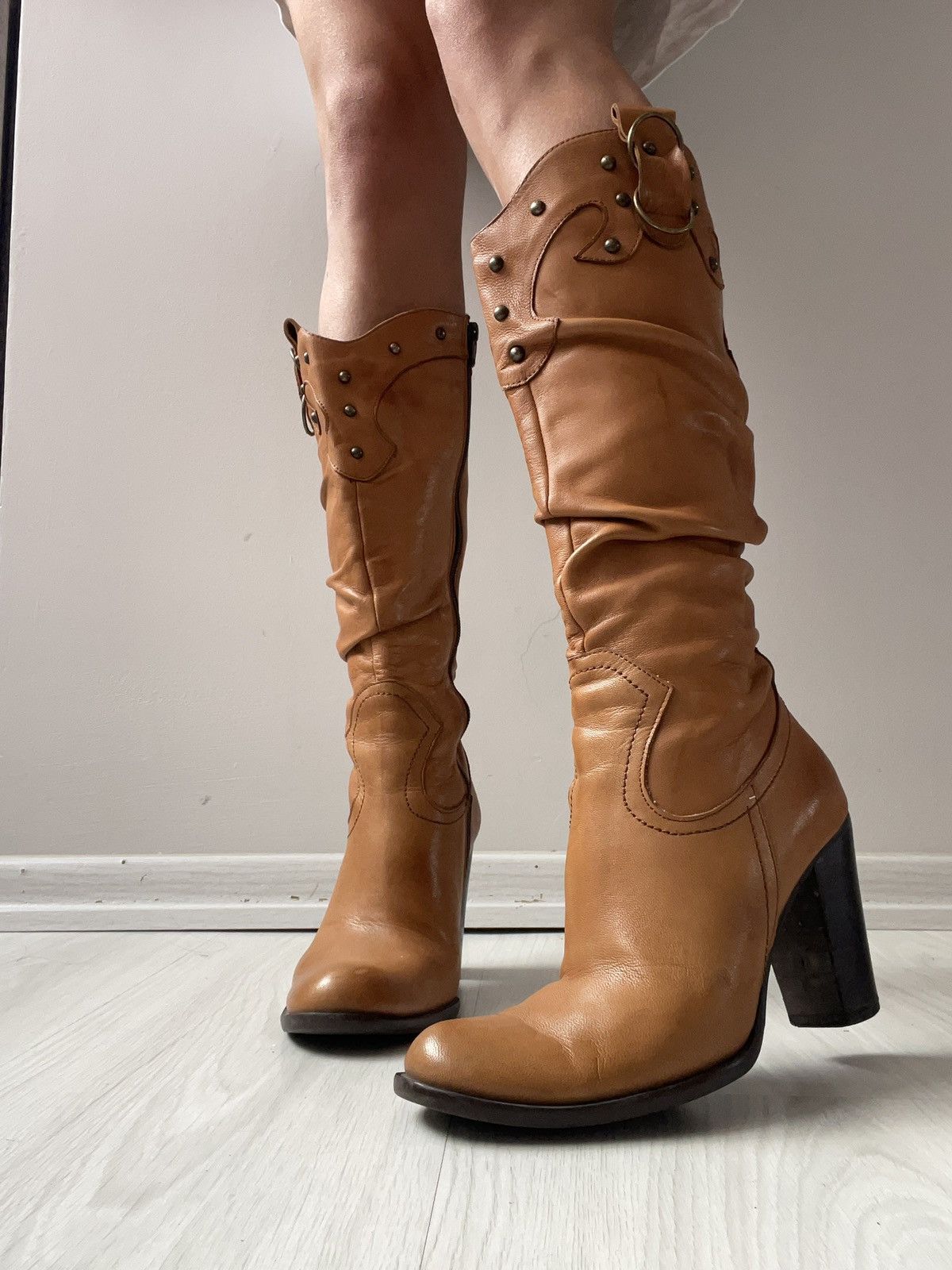 Vintage Vintage leather boots Size US 5.5 / IT 35.5 - 2 Thumbnail
