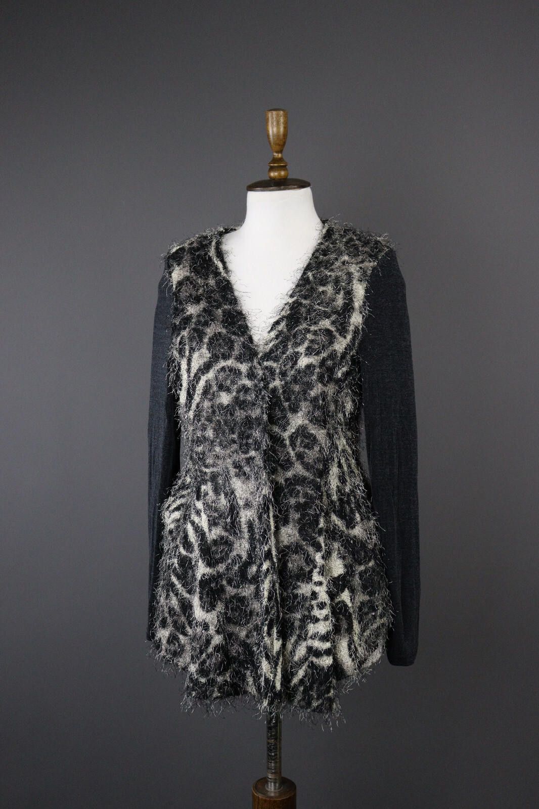 Designer Joseph Ribbkoff Leopard Print Sweater Size US 14 IT 48 Size XL / US 12-14 / IT 48-50 - 1 Thumbnail