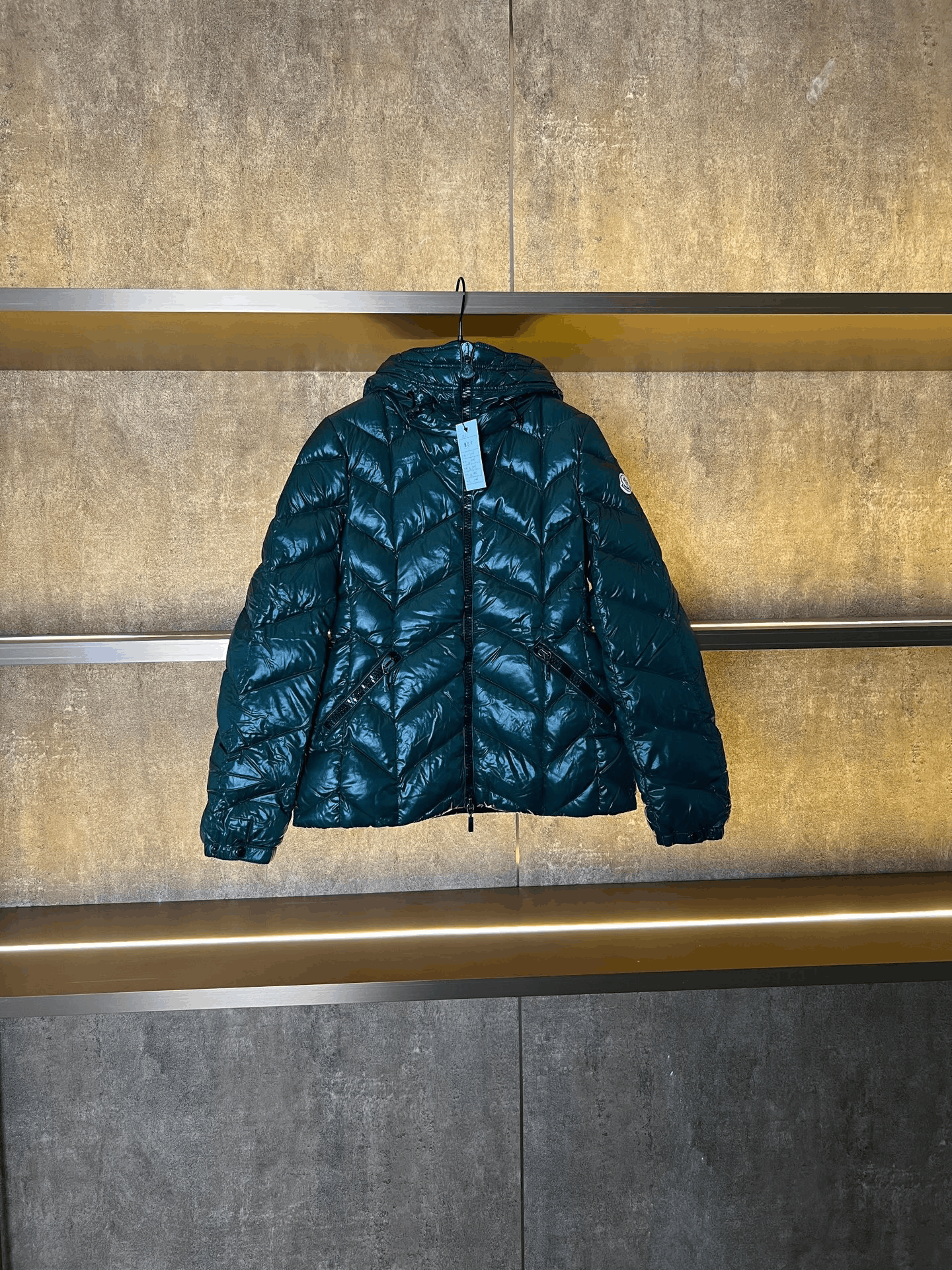 Moncler Moncler Down Green Down Jacket S Women Size S / US 4 / IT 40 - 1 Thumbnail
