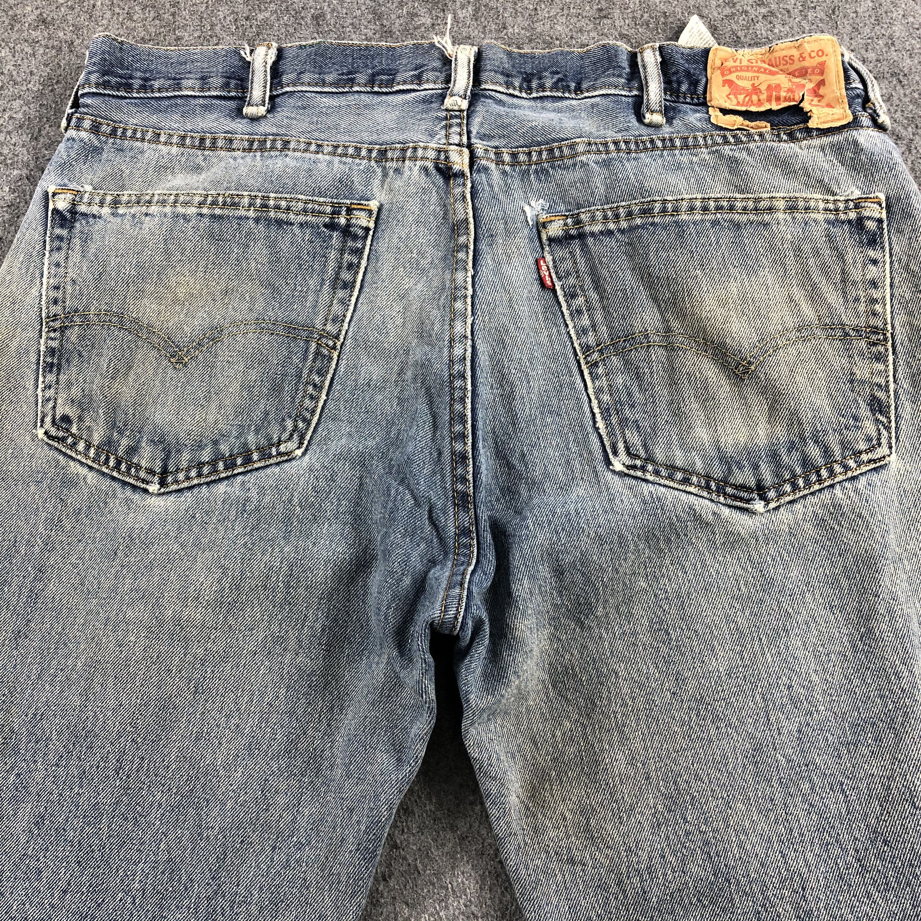 Levi's Vintage Blue Wash Levis 505 Jeans-J2261 Size US 38 / EU 54 - 4 Thumbnail