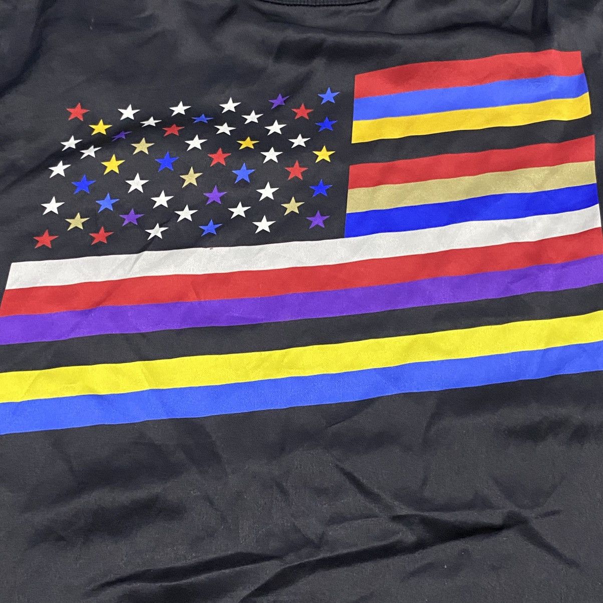 Givenchy Givenchy American Flag Long Sleeve Silk Size US S / EU 44-46 / 1 - 7 Thumbnail