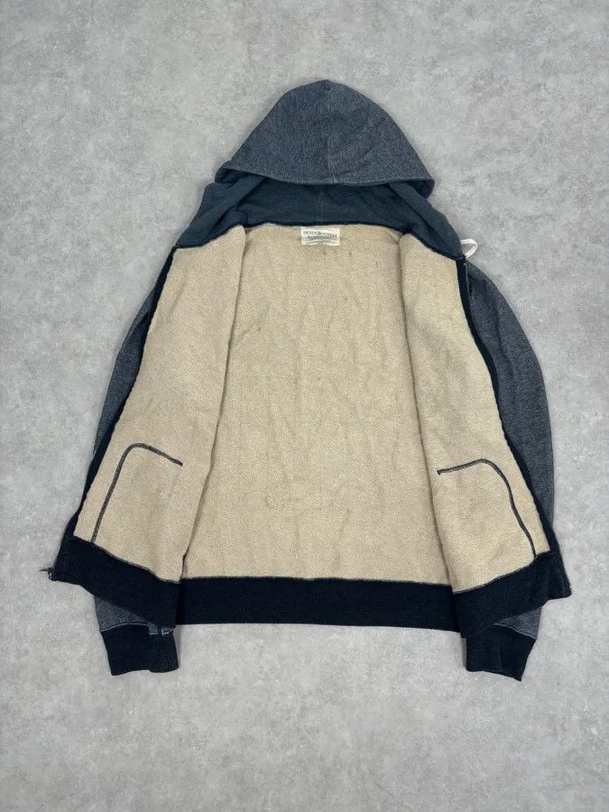 Polo Ralph Lauren 2010s Ralph Lauren Blue Distressed USA Flag Zip-up Hoodie Size US L / EU 52-54 / 3 - 8 Thumbnail