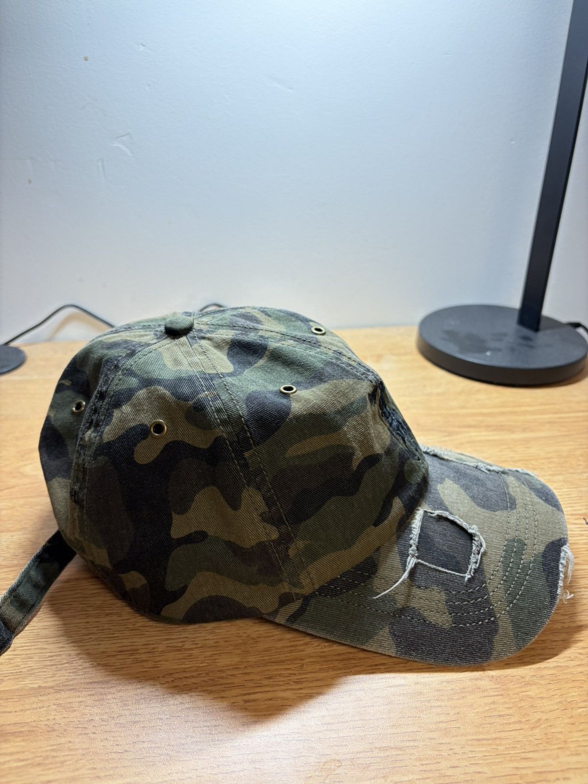 Other Fait Par Lui Fadeout Camo Hat Size ONE SIZE - 3 Thumbnail