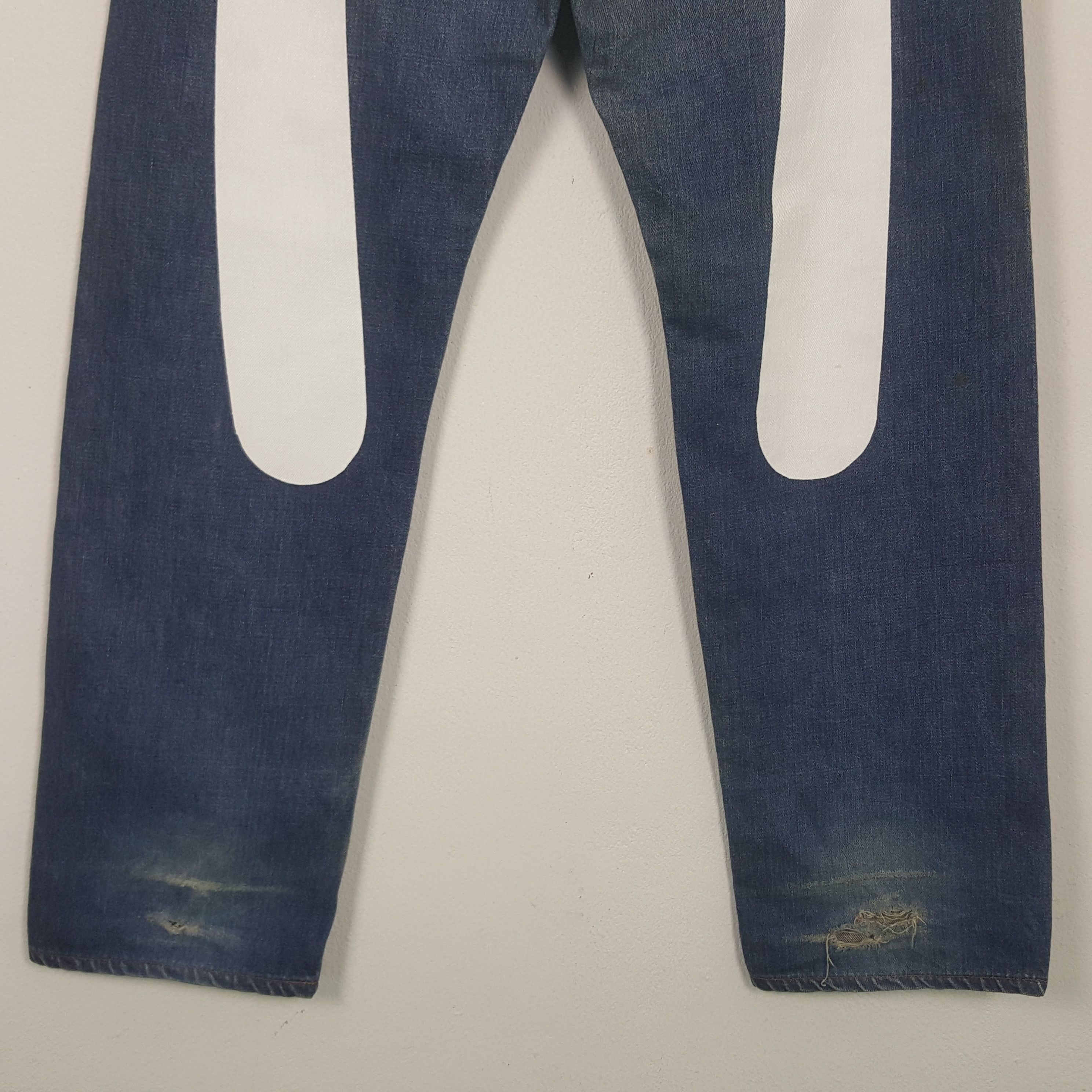 Evisu Vintage Evis Selvedge Daicock Custom Art Denim Jeans RR10 Size US 32 / EU 48 - 3 Thumbnail