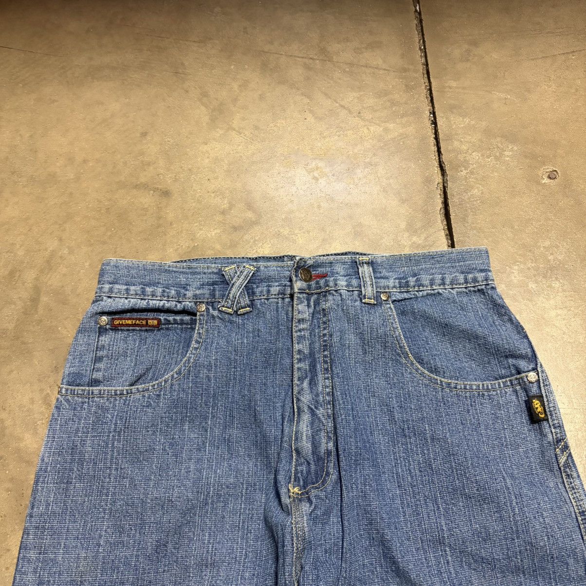 Southpole Vintage Y2K GiveMeFace GMF Baggy Denim Jeans Skater Wide Leg Size US 34 / EU 50 - 5 Thumbnail