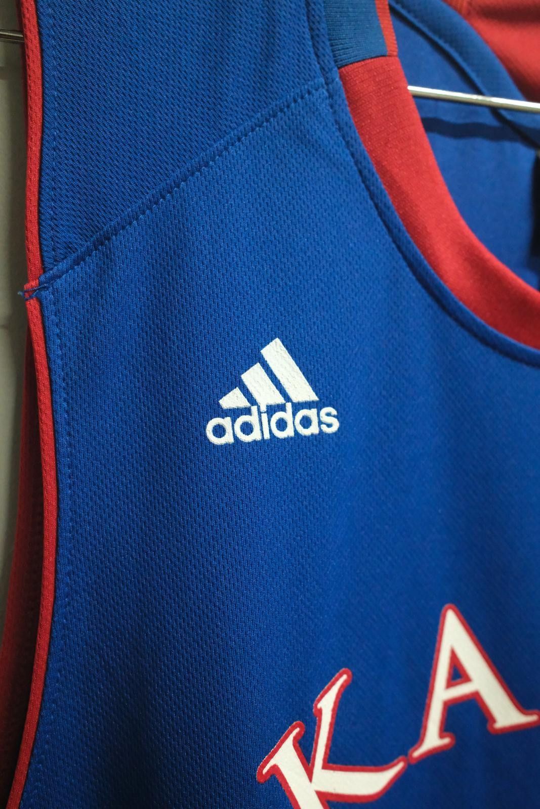 Adidas Adidas Kansas Jayhawks #32 Basketball Jersey Size ONE SIZE - 5 Thumbnail