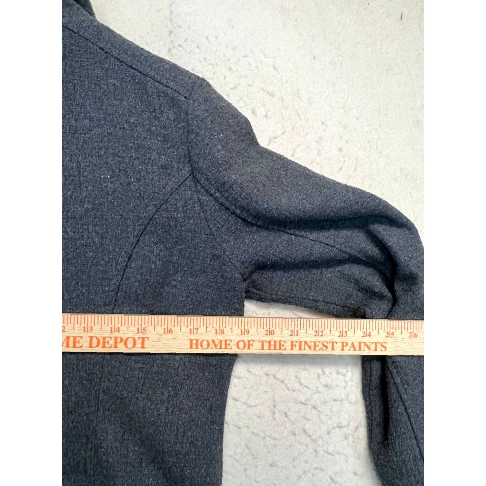 Vintage CoffeeShop Women Jacket Trench Full Zip Lined Pockets Gray M Outdoors Casual Winter Size M / US 6-8 / IT 42-44 - 3 Thumbnail