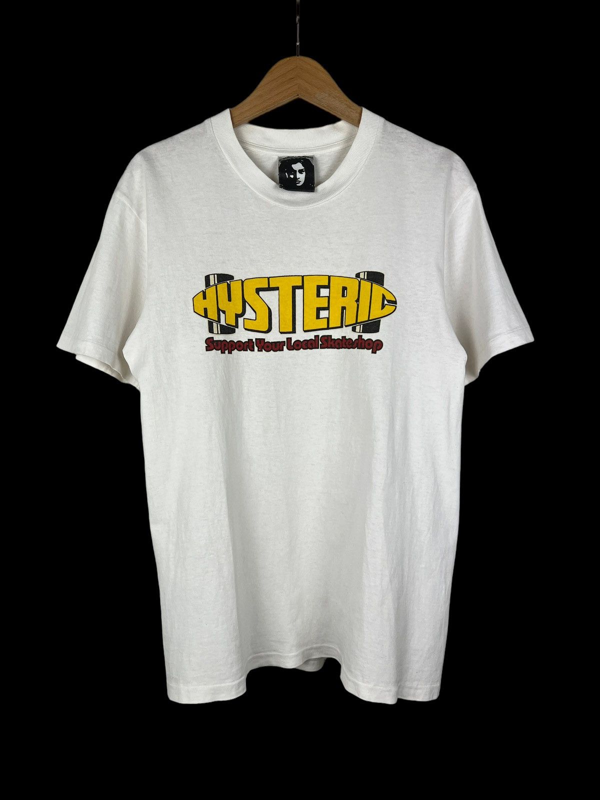 Hysteric Glamour Vintage 90s Hysteric Glamour Skate Tshirt Size US S / EU 44-46 / 1 - 1 Thumbnail