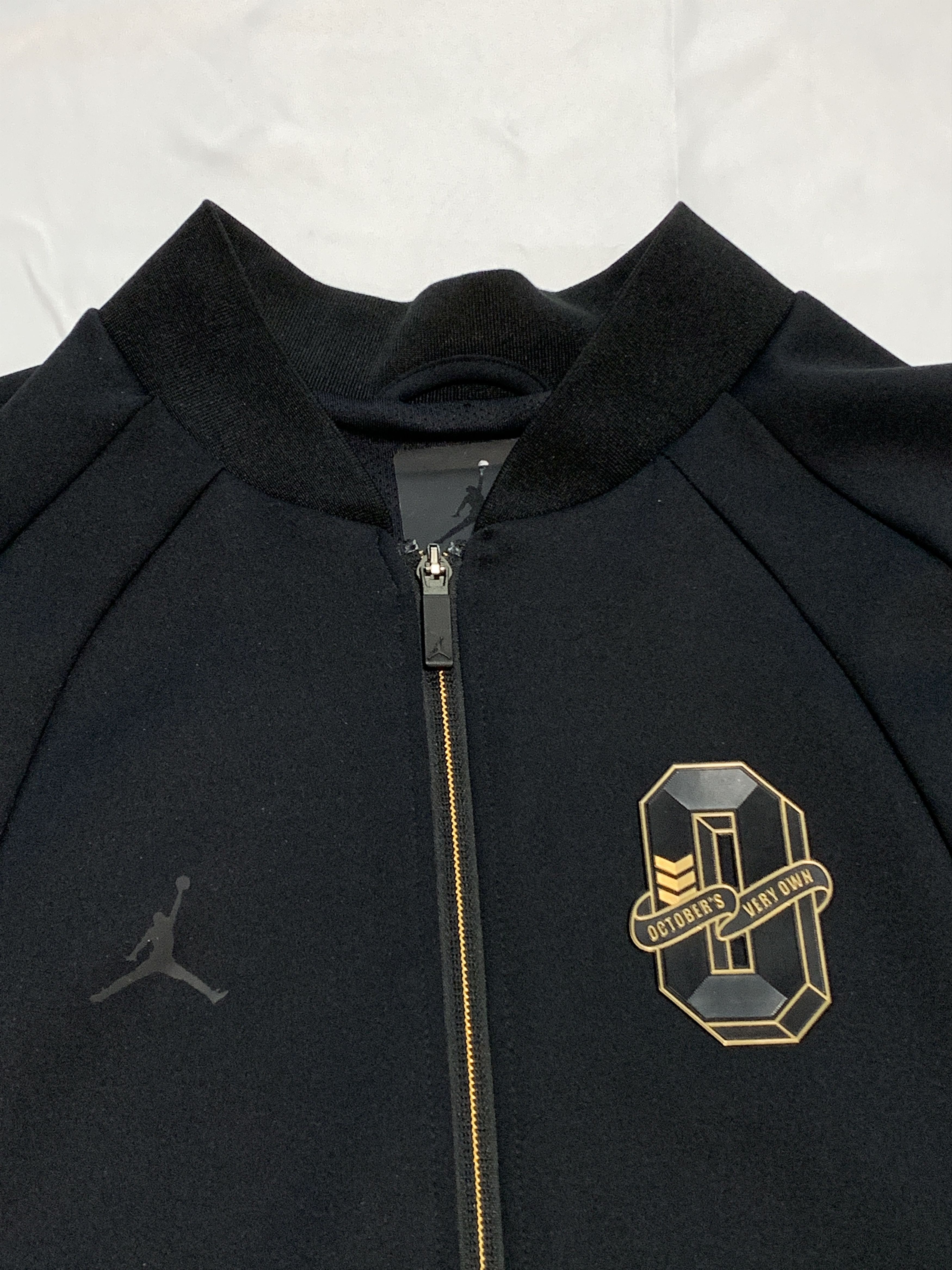 Jordan Brand NIKE AIR JORDAN x OVO Metallic GOLD Retro JACKET Size US M / EU 48-50 / 2 - 3 Thumbnail
