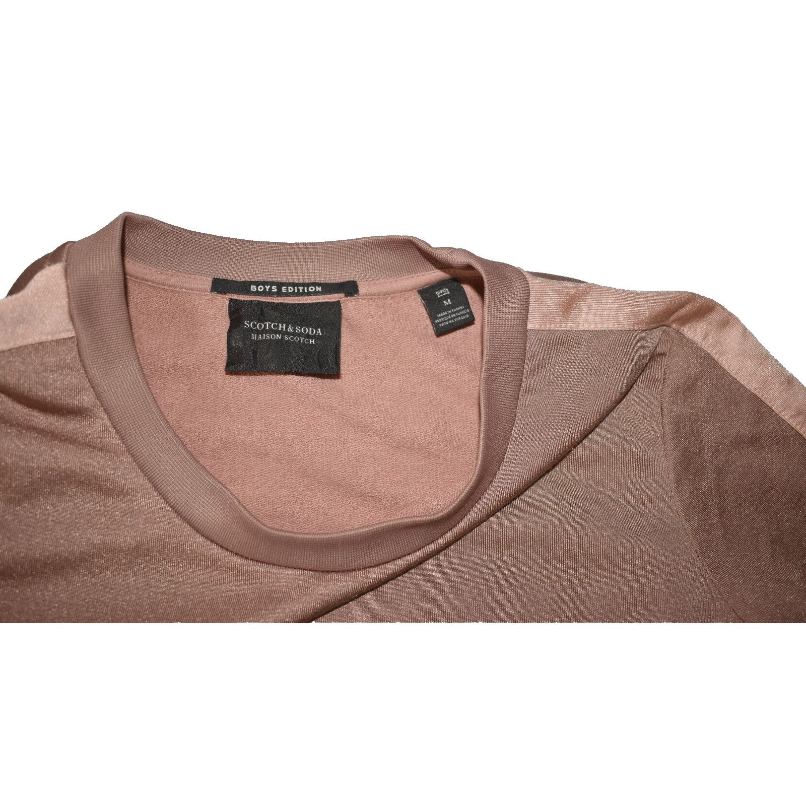 Scotch & Soda SCOTCH & SODA Boys Edition Salmon Pink Sweatshirt Size M Size M / US 6-8 / IT 42-44 - 3 Thumbnail
