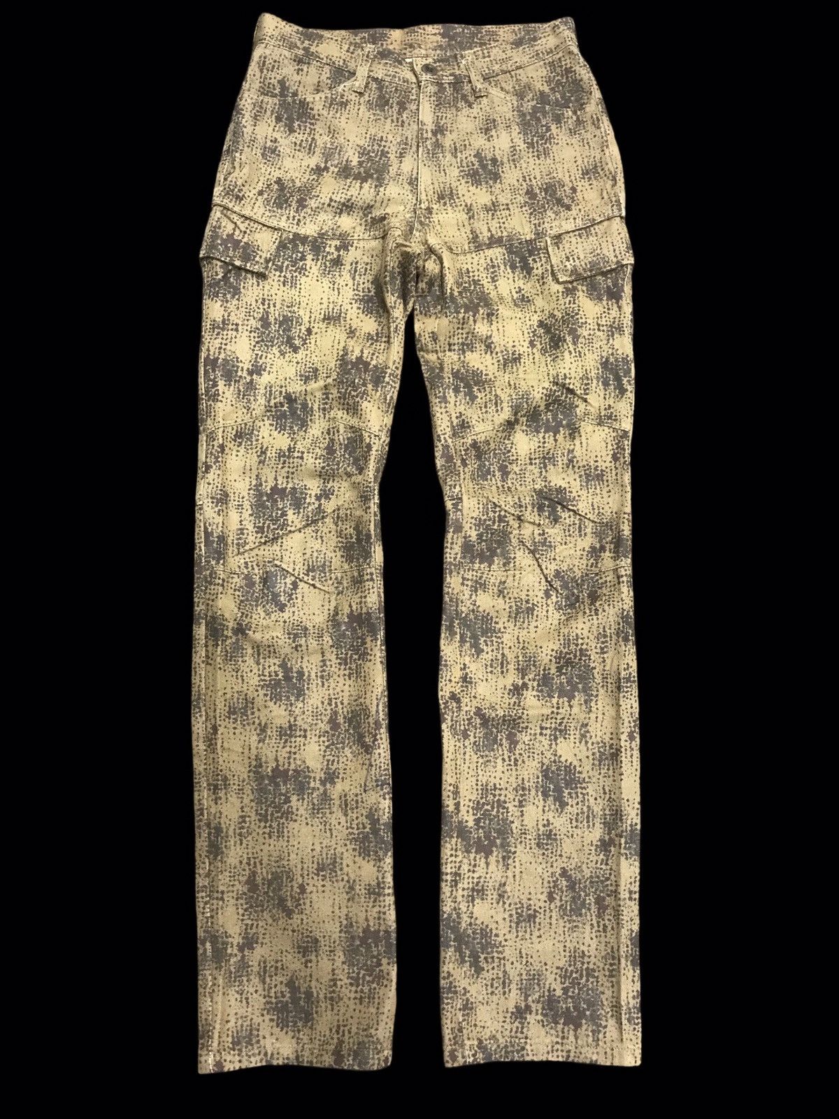 291295=Homme 💥291295 HOMME Very Rare Full Print Stamp Cargo Pant F106 Size US 27 - 1 Thumbnail