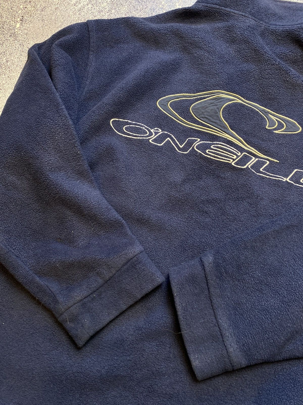 O'Neill × Vintage 💥CRAZY SURF STYLE ONEILL BIG LOGO FLEECE Size US L / EU 52-54 / 3 - 8 Thumbnail