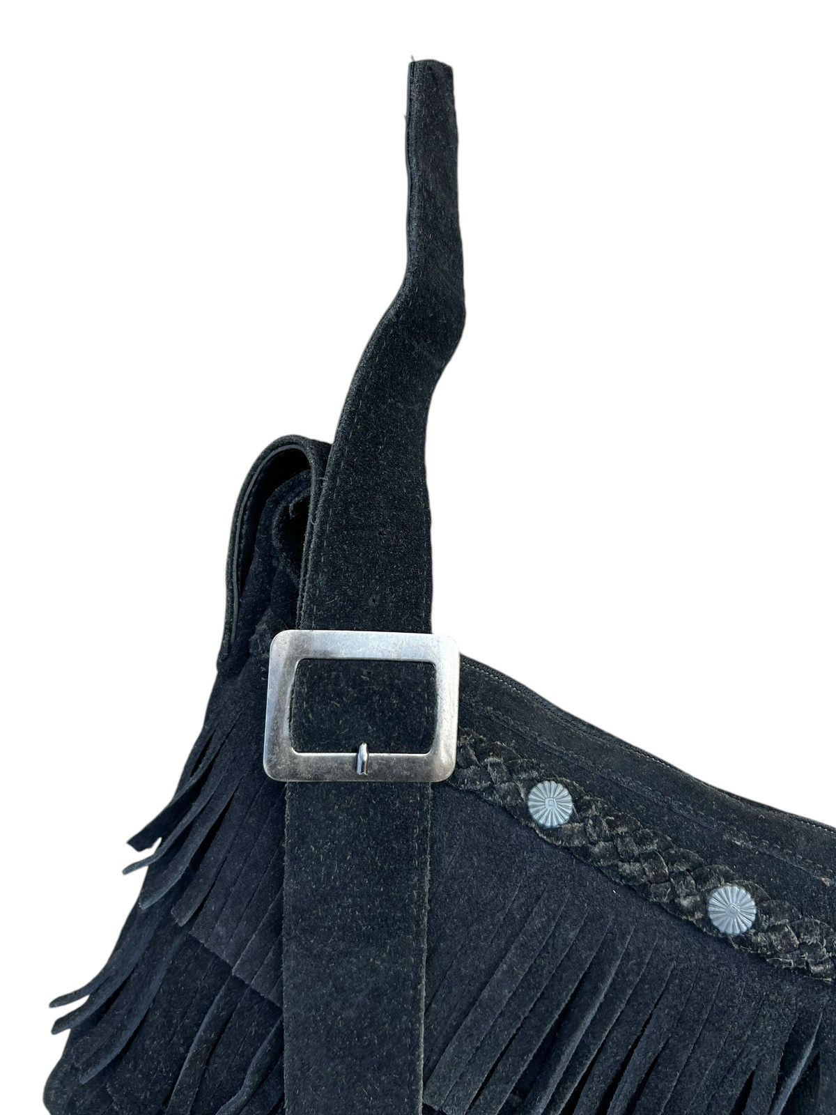 Leather Vintage Minnetonka Suede Leather Fringe Bag Sling Size ONE SIZE - 10 Thumbnail