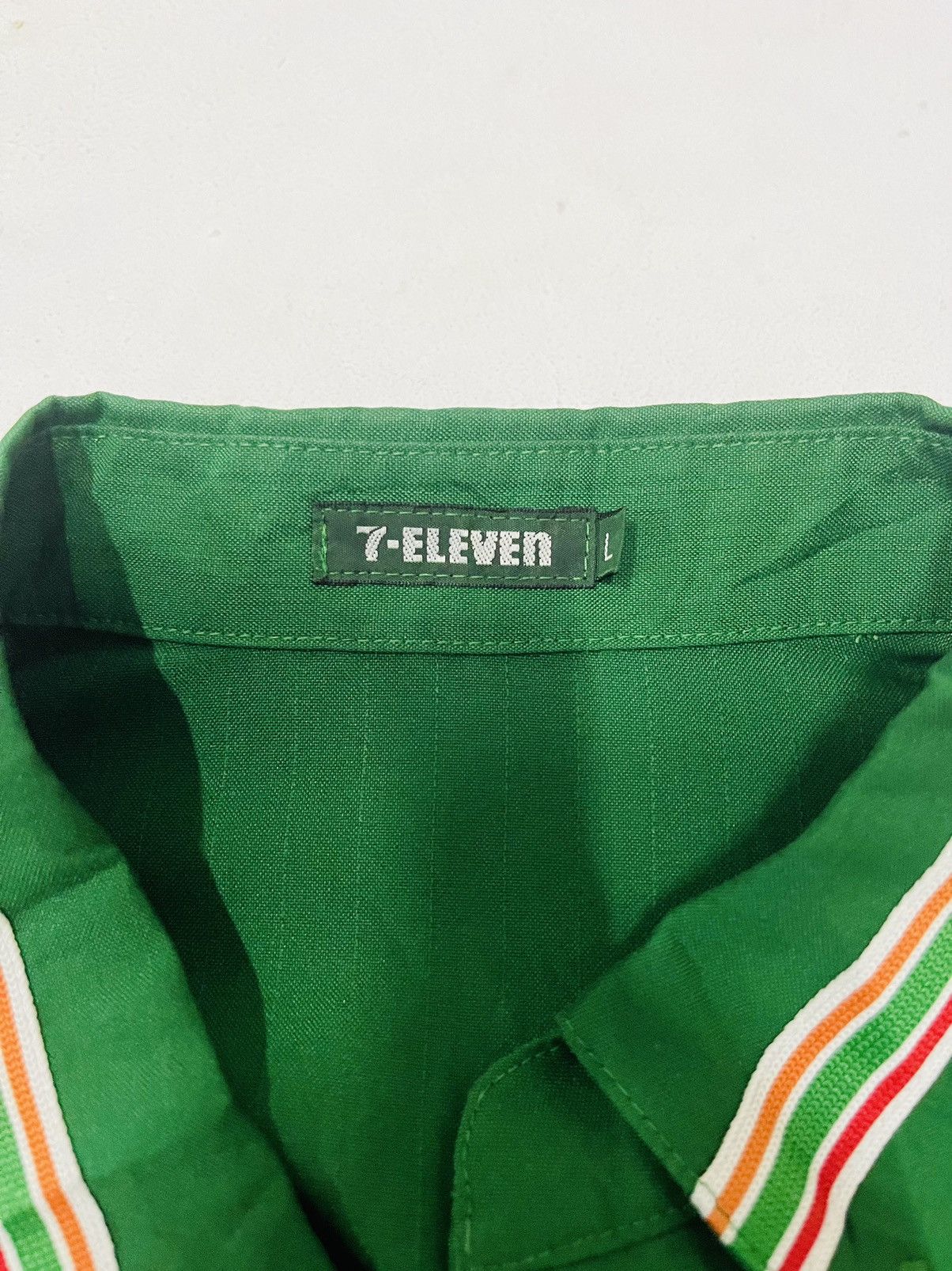 Japanese Brand × Vintage 7 Eleven Vintage Formal Shirt Size US L / EU 52-54 / 3 - 3 Thumbnail